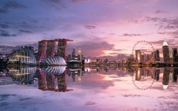 Marina Bay Sands Singapore Imac Wallpaper Allmacwallpaper