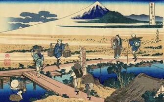 Hokusai Wallpaper Nakahara In The Sagami Province Katsushika