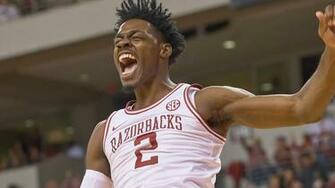 Musselman Bailey Jones Valpo Postgame Arkansas Razorbacks