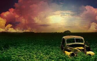 Abandoned Car Wallpaper HD