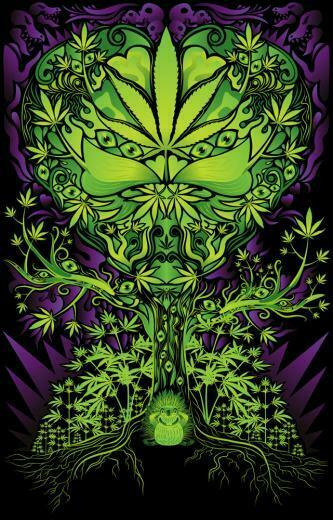 Psychedelic Weed Wallpaper I S Going To Be A Marijuana