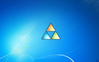 Legend Of Zelda Triforce Windows Wallpaper By
