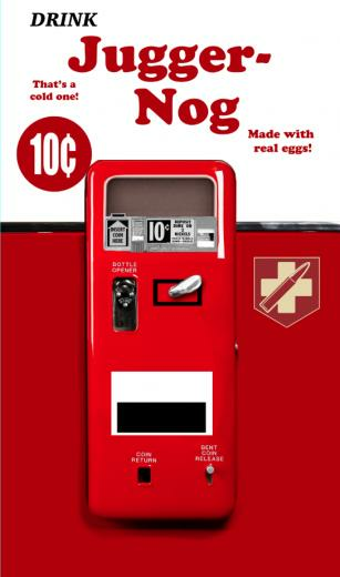 Juggernog Mini Fridge Skin Clean Cod Call Of Duty