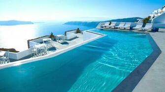 Santorini Beautiful Wallpaper World Landscape