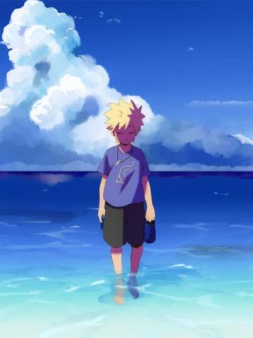 HD Wallpaper Naruto Uzumaki Shippuuden Sea Sad iPhone