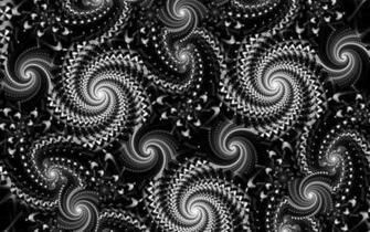 Monochrome Fractal Wallpaper Stock Photos