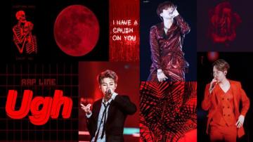 Bts S Rap Line Red Aesthetic Wallpaper Lines