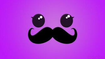 Wallpaper Kawaii Moustache By Lauraclover