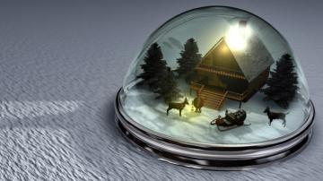 Snow Globe Wallpaper On