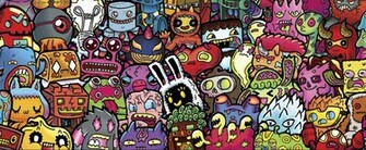 Showing Gallery For Colorful Doodle Wallpaper