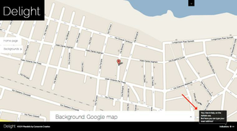 Background Google Map Delight Wide Screen Portfolio Wordpress Theme