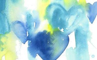 Watercolor Love June Desktop Wallpaper Wallpaperask