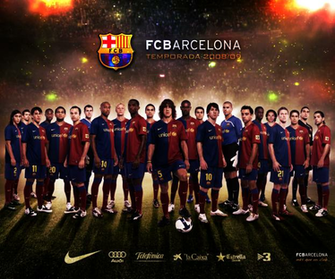 Fc Barcelona Team Wallpaper
