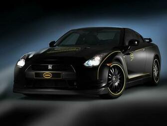Nissan Gtr Black Wallpaper HD