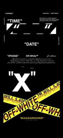X Off White Brand Wallpaper On