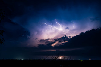 Lightning Wallpaper For iPhone iPad Desktop