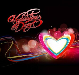 Name Abstract Colorful Hearts Background Vector Illustration