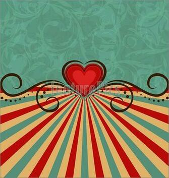 Vintage Valentine Background Day