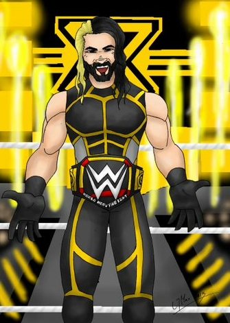 Wwe World Heavyweight Champion Seth Rollins By Hlontro