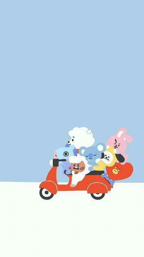 Bt21 Wallpaper Chimmy Tata Cooky Rj Mang