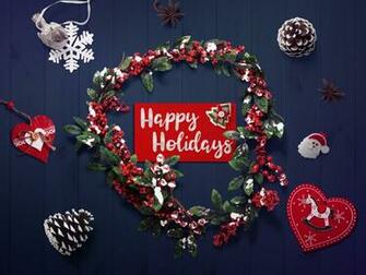 Merry Christmas Decorations Happy