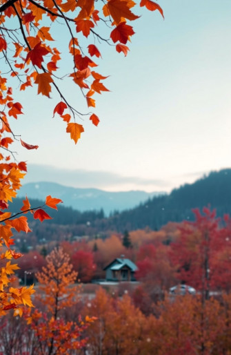 Fall Winter Background Wallpaper