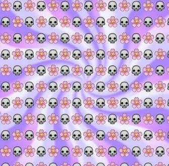 Purple Emoji Background Emojis What Do