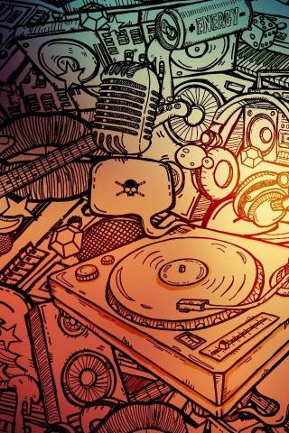 Graffiti Wallpaper HD Background Mobile iPhone S Galaxy