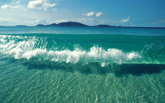 Blue Beach Transparent Water Desktop Pc And Mac Wallpaper