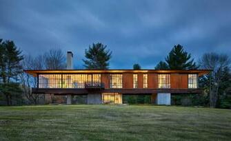 Interactive Tour Olson Kundig S Berkshire Escape Wallpaper