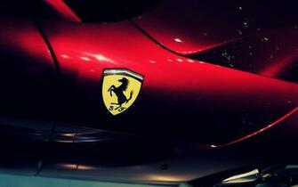 Ferrari Logo Full HD Wallpaper Desktop Background For