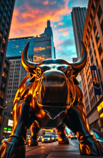 Wall Street Bull Wallpaper