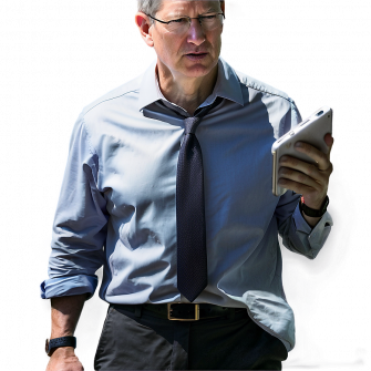Tim Cook And iPhone Png Wallpaper