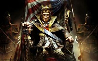 Wallpaper George Washington King Throne Chair Desktop