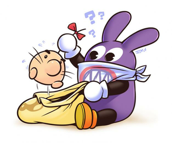 Nabbit And Mr Saturn By Kaigetsudo