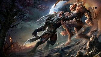 Werewolf Wallpaper Background Dark
