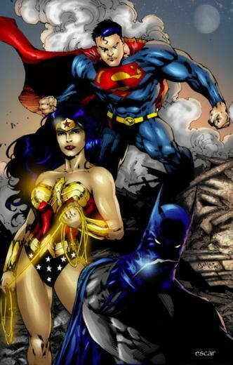 Wonder Woman Batman Superman Wallpaper