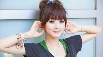 Japanese Girl With Decorations Wallpaper And Image