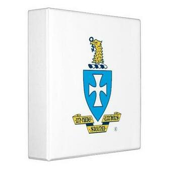 Sigma Chi Crest Logo Binders