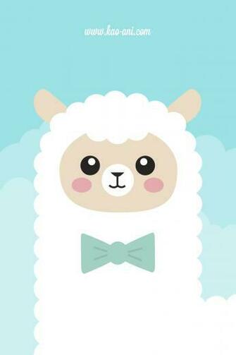 Alpaca iPhone Wallpaper Kao Ani