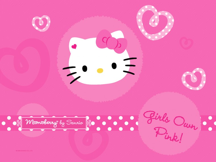 Desktop Wallpaper Pink Hello Kitty