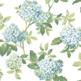 Blue Hydrangea Wallpaper Wall Sticker Outlet