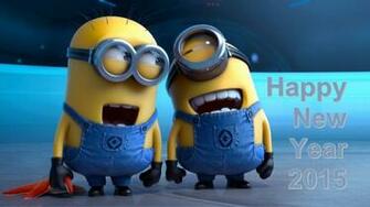 Happy New Year Cartoon Funny HD Wallpaper Stylish