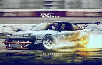 Wallpaper Nissan Drift Speedhunters 240sx Yasiddesign Image