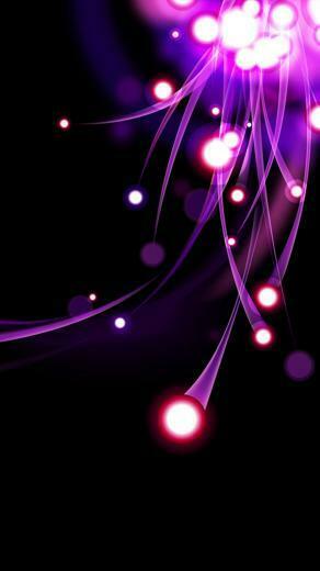 Lg G3 Quad HD Wallpaper Neon Purple Lines