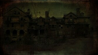 Haunted House Wallpaper Stock Photos