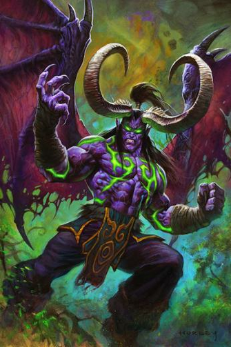 Illidan The Betrayer By Alex Horley Wow Phone Wallpaper