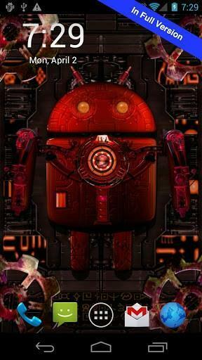Steampunk Droid Live Wallpaper For Android