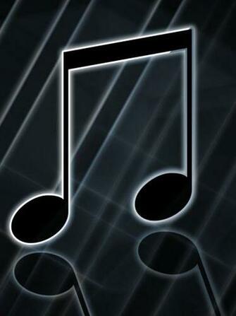 Double Notes Music Wallpaper 3d