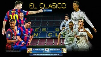 Vs Real Madrid El Clasico March Camp Nou HD Wallpaper